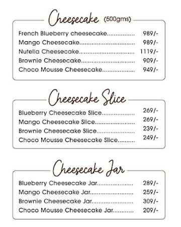 The Dessert Heaven - Pure Veg menu 