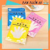 Set 100 Chiếc Găng Tay Nilon Nhuộm Tóc, Nấu Nướng, Găng Tay Nilong Dùng 1 Lần An Toàn Tiện Lợi 1373