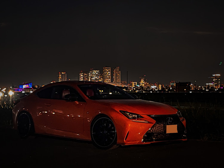 RCのレクサスRC・ラヴァオレンジクリスタルシャイン・レクサス10系祭り・仕事の帰り道に撮影📸に関するカスタム事例の投稿画像2枚目
