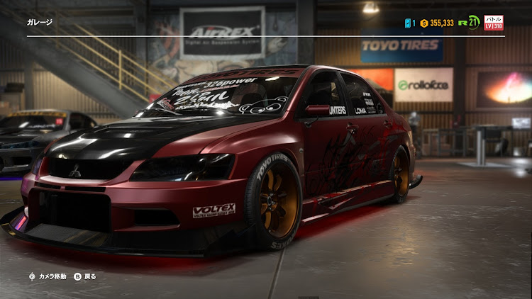 Melloさんが投稿したランエボ・ランサーエボリューション・NFS・NFSペイバックに関するカスタム事例の投稿画像6枚目