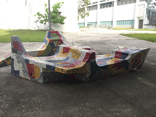 Escultura en mosaico de Arquitectura