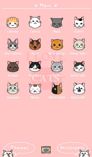 Wallpaper I Love Cats Theme 1.0.0 Windows u7528 2