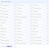 Hotel Sandip menu 3