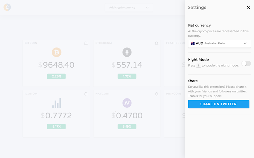 Crypto Price Tracker