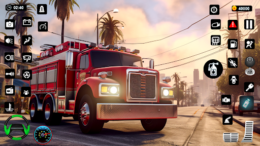 Screenshot Fire Truck Games - Truck Game