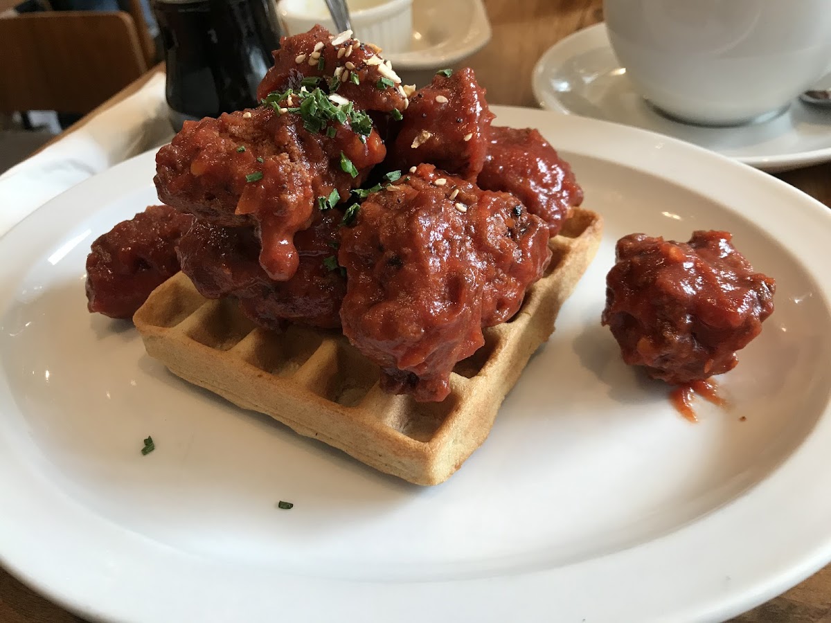 Spicy Chicken and waffle