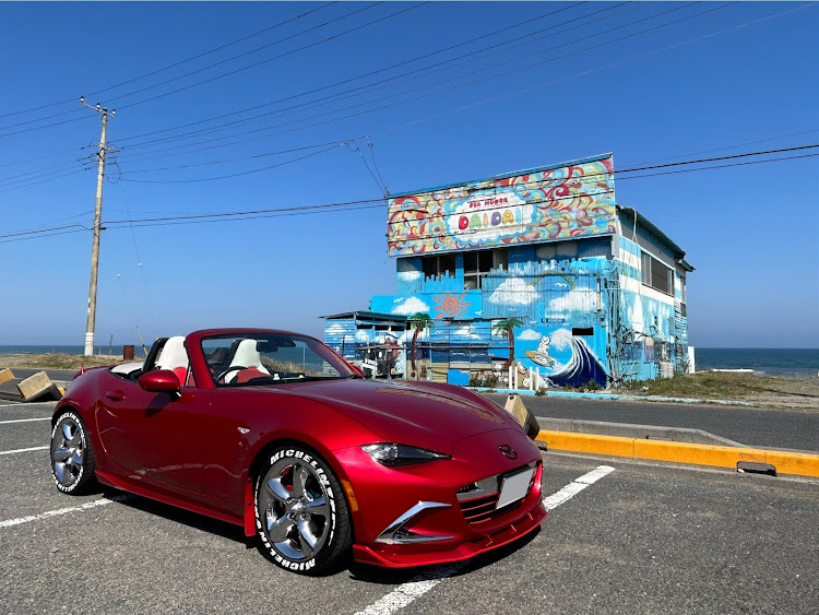ロードスターの太平洋・鹿島灘海浜公園・大竹海岸・ND5RC・ロードスター に関するカスタム事例の投稿画像3枚目