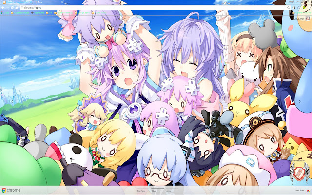 Hyperdimension Neptunia 09 - 1600x900 chrome extension