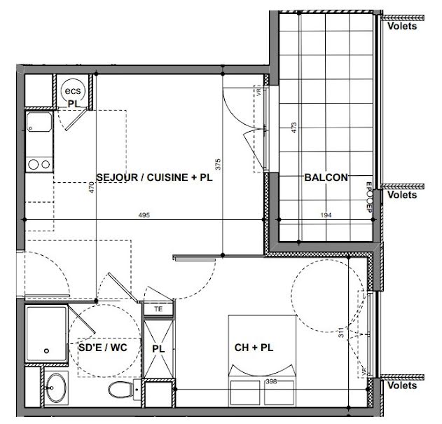 Vente appartement 2 pièces 38 m² à Nimes (30000), 189 500 €