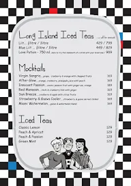 Pop Tate's menu 1