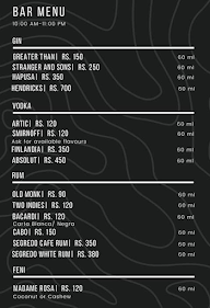 C'Roque Resort menu 4