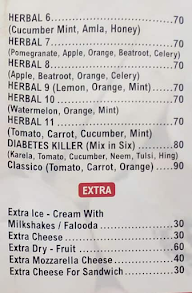 Lazeez Juice Centre menu 3