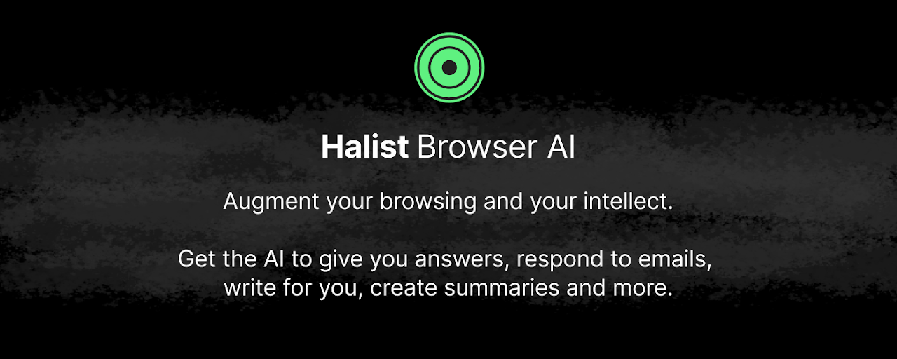 Halist Browser AI Preview image 1