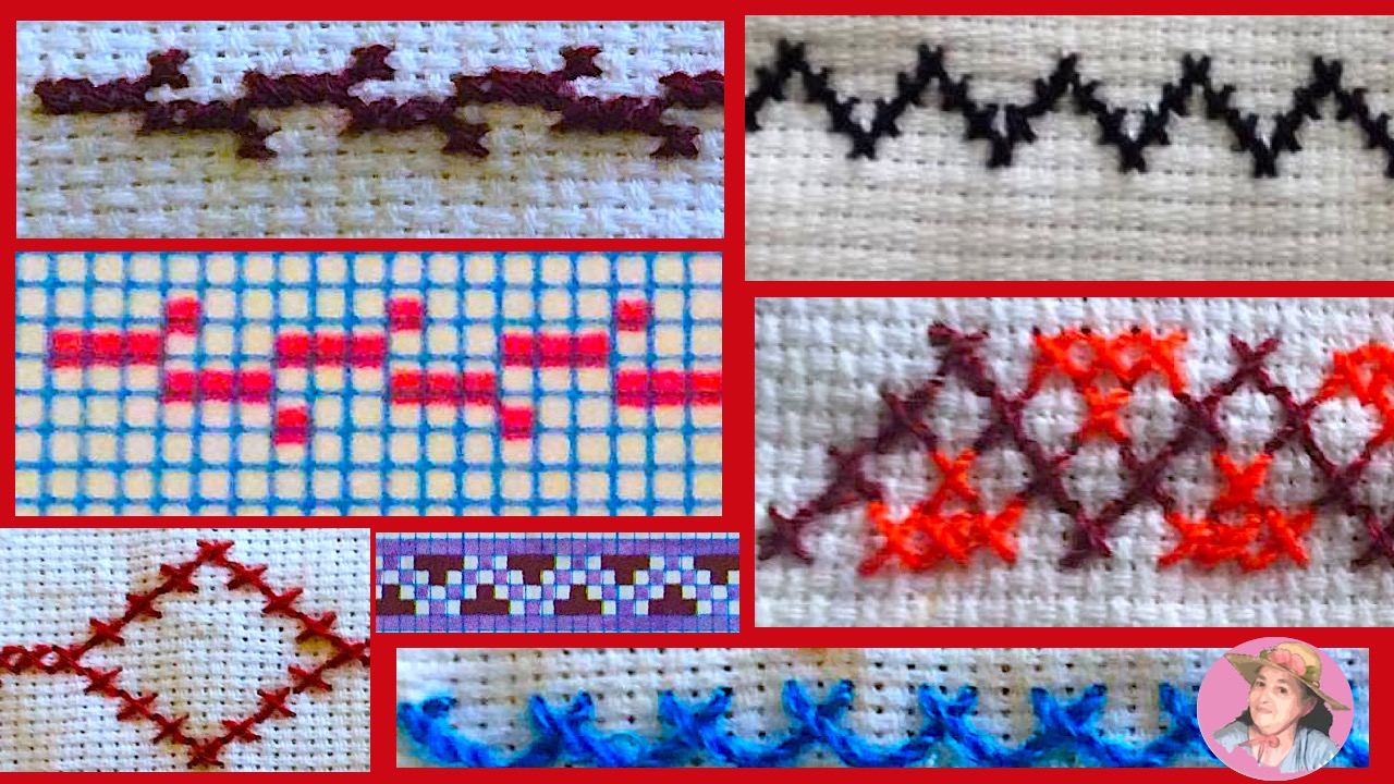 Muestras de Bella Rejitas en punto de cruz  Cross-stitch 