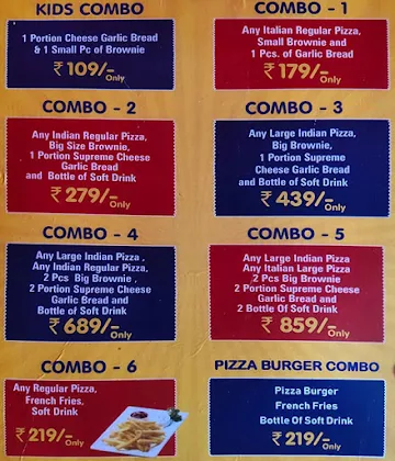 Wooddy Jhone's Pizza menu 