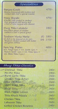 Touch of Spice menu 3