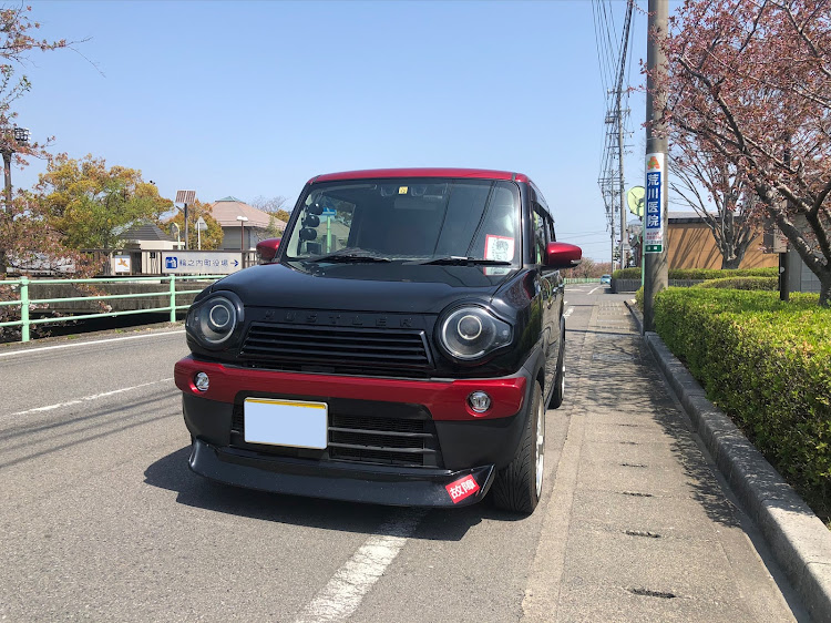ハスラーのハスクロ★レーシング・赤いシート軍団・蓮友會・軽自動車向上委員会・超絶ブラック企業（笑）に関するカスタム事例の投稿画像1枚目