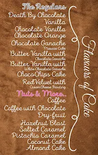 Cake Diaries menu 1