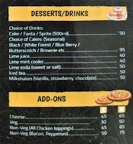 Zucca Pizzeria menu 1