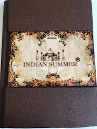 Indian Summer menu 1