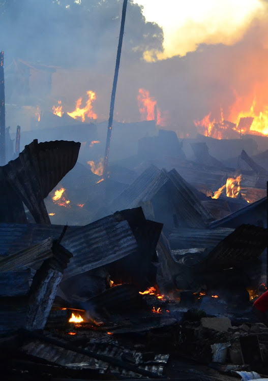 Four people lost their lives in two separate shack fires.