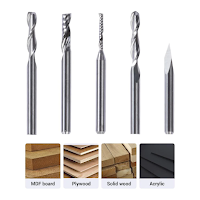 Snapmaker 2.0 CNC Endmill Bit Set