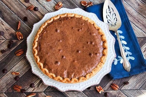 Chocolate Brownie Pecan Pie