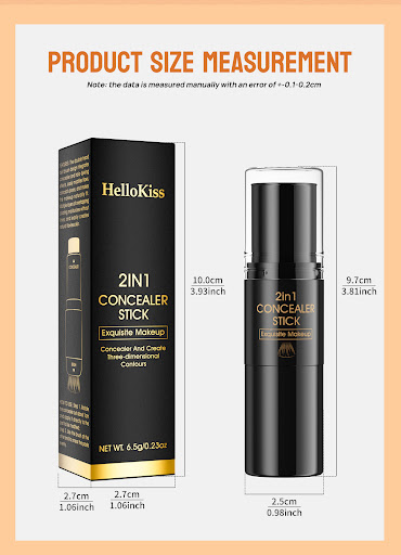 Title 21, Dubbele Contour Stick met Penseel, Blush & High...