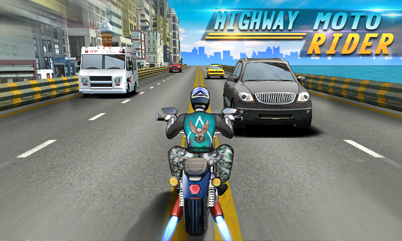 Highway Moto Rider Screen 1