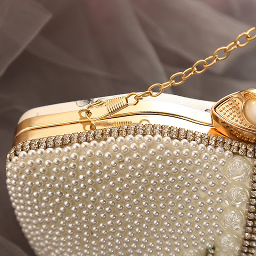 Title 4, Ladies Beaded Evening Bag Firm and Not Easy to ...