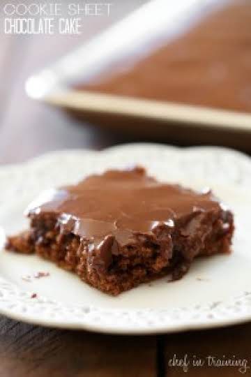 Cookie Sheet Chocolate Cake