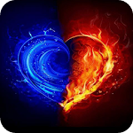 Flaming heart live wallpaper Apk