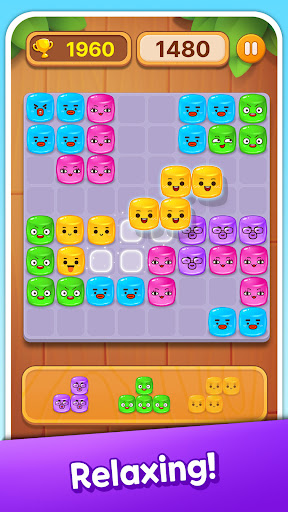 Screenshot Jelly Block Puzzle: Funny Face