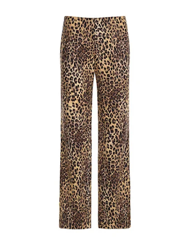 Pantalón tejido con estampado de le - 2
