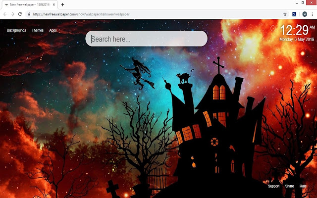 Halloween Wallpapers New Tab Temaer