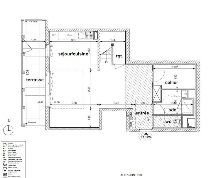 Vente appartement 4 pièces 106 m² à Nantes (44000), 409 000 €
