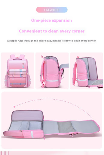 Title 11, Plaid Schoolbag Grade Spine Protection Student ...