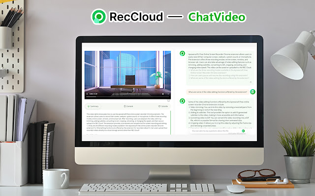 RecCloud: Screen Recorder & AI Video Editor