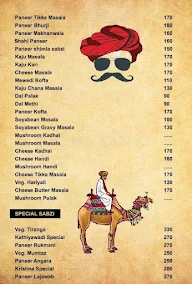 Rajasthani Kathiyawadi Dhaba menu 3