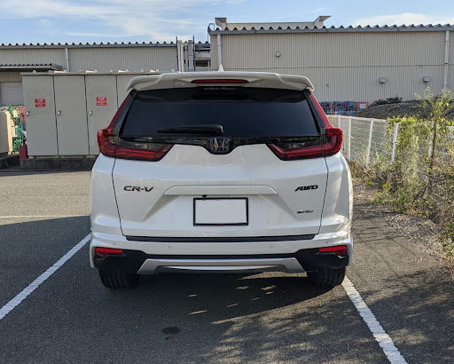 CR-V RW1.2 RT5.6 純正ブラックエンブレム 付き リヤガーニッシュ