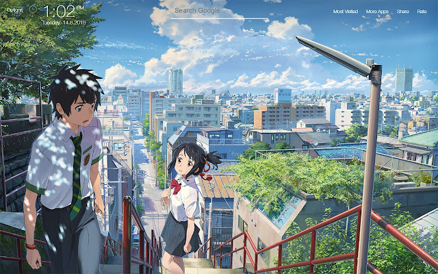 Your Name – Kimi no Na wa Wallpapers New Tab