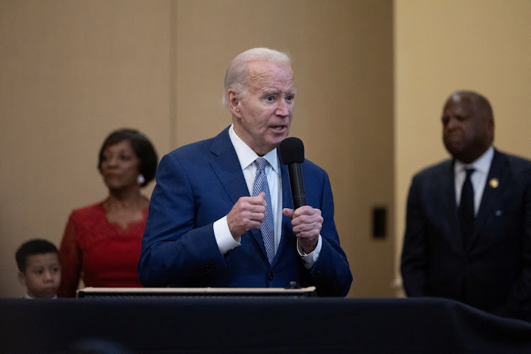 Biden asked for a moment of silence for the three killed service members during a campaign event in South Carolina, adding: “We shall respond.”