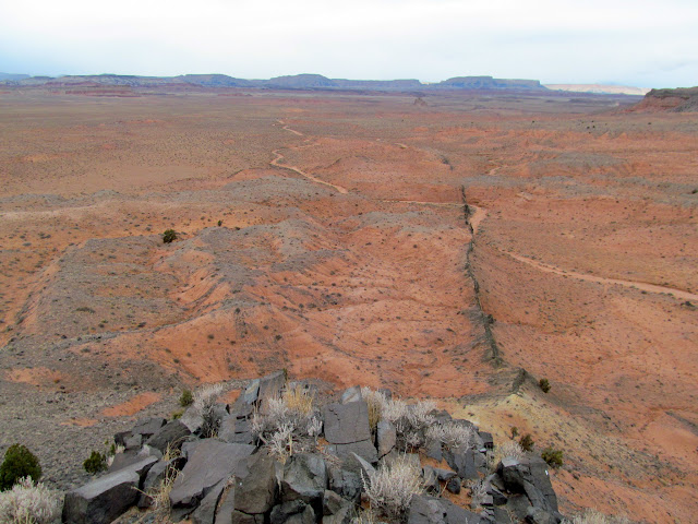 View northwest from Pissant Knoll