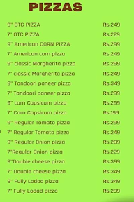 JBT Pizza Burger menu 1