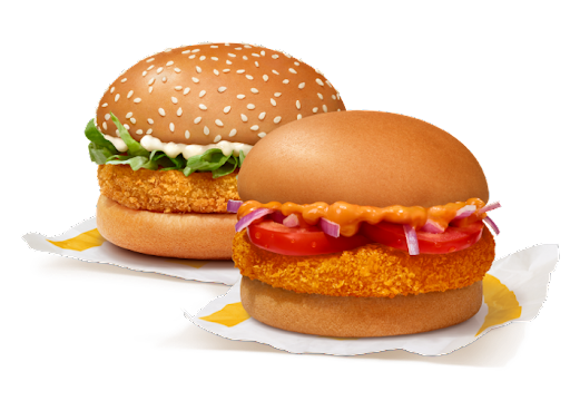 McVeggie Burger + McAloo Tikki Burger