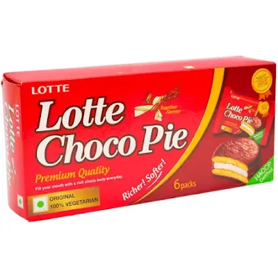 Lotte Choco Pie (Box) - 168 gm