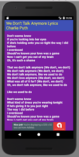 We Don t Talk Anymore Lyrics(圖1)-速報App