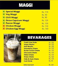 Momo Magic Cafe menu 1