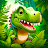 Kids dinosaur games for baby icon