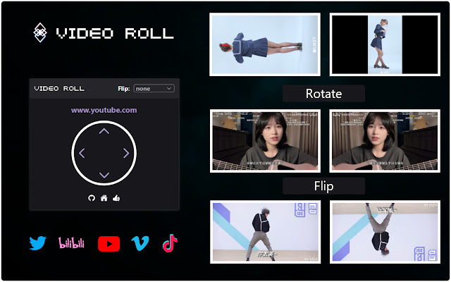 Video Roll chrome extension